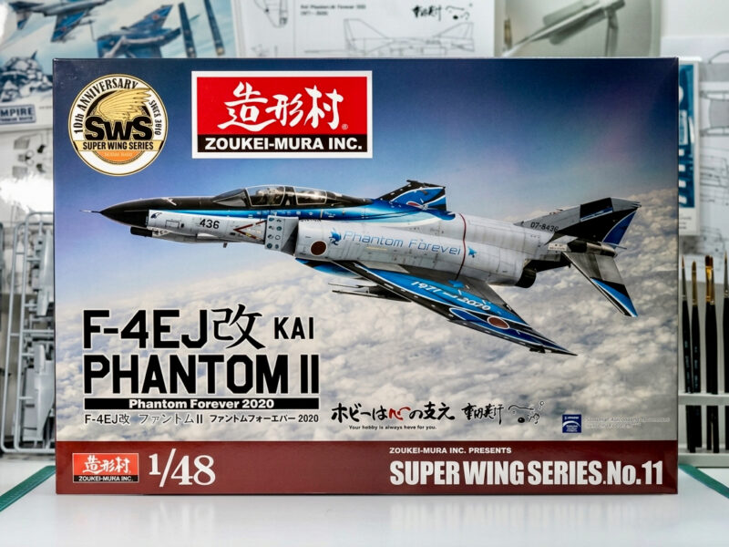 Zoukei-Mura F-4EJ Kai Phantom II Phantom Forever 1/48 Super Wing Series Model Kit Unboxing