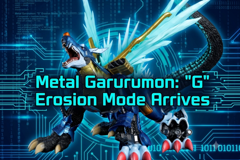 PLEX Unveils Monstrous Toho Large Kaiju Series Crossover: MetalGarurumon: “G” Erosion Mode Arrives