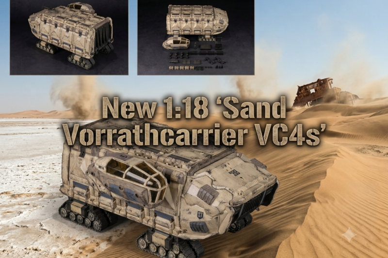 Sandstorm Siege Beast: Acid Rain World Unveils New 1:18 ‘Sand Vorrathcarrier VC4s’