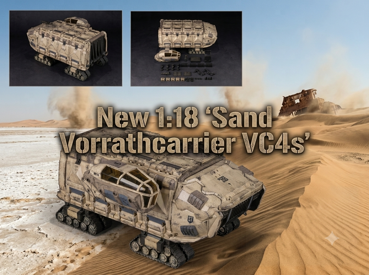 Sandstorm Siege Beast: Acid Rain World Unveils New 1:18 ‘Sand Vorrathcarrier VC4s’