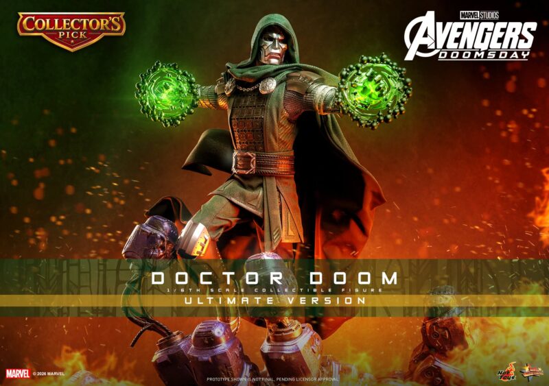 Hot Toys Debuts Doctor Doom Collectible Figure in Ultimate and Early Access Editions