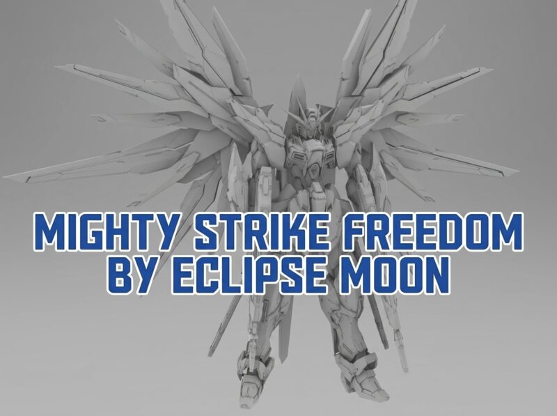 Eclipse Moon Reveals Actual Images of Third-Party 1/100 Mighty Strike Freedom Kit