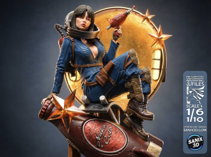 Vault Meets Nuka Girl: Sanix3D Reveals Lucy 3D Print Files