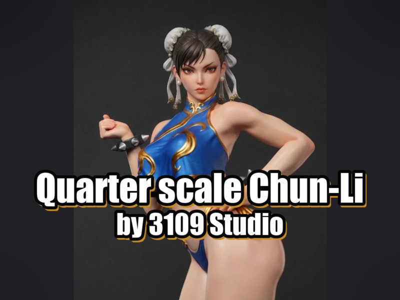 Lightning Legs, Cast in Resin: 3109 Studio’s New Chun-Li