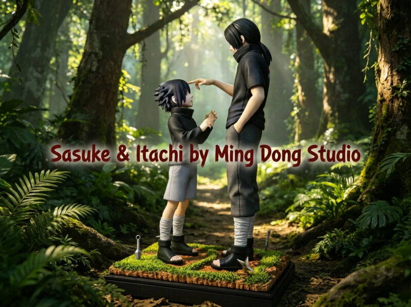 Ming Dong Studio Reunites Uchiha Brothers in “Sasuke & Itachi” Statue