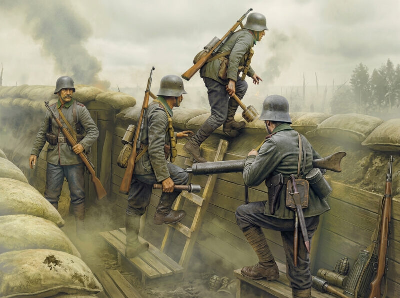 Master Box Reveals New WWI German Infantrymen Figure Set
