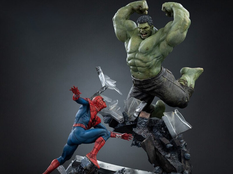 Iron Studios Unveils Spider-Man vs Hulk 1/10 Scale Statue from Spider-Man: Brand New Day