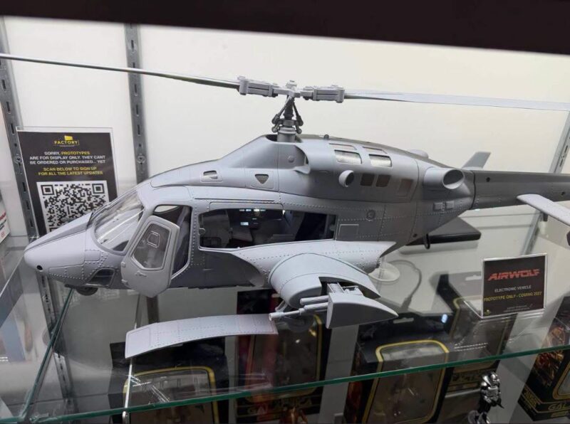 AIRWOLF Takes Flight: Factory Entertainment Previews 1/18 Scale Electronic Model