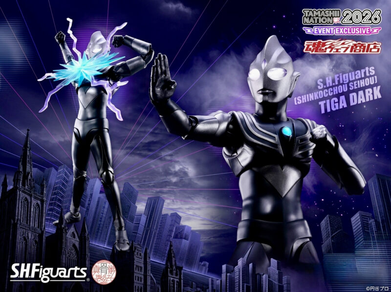 S.H.Figuarts Unveils Dark Tiga as TAMASHII NATION 2026 Commemorative Figure