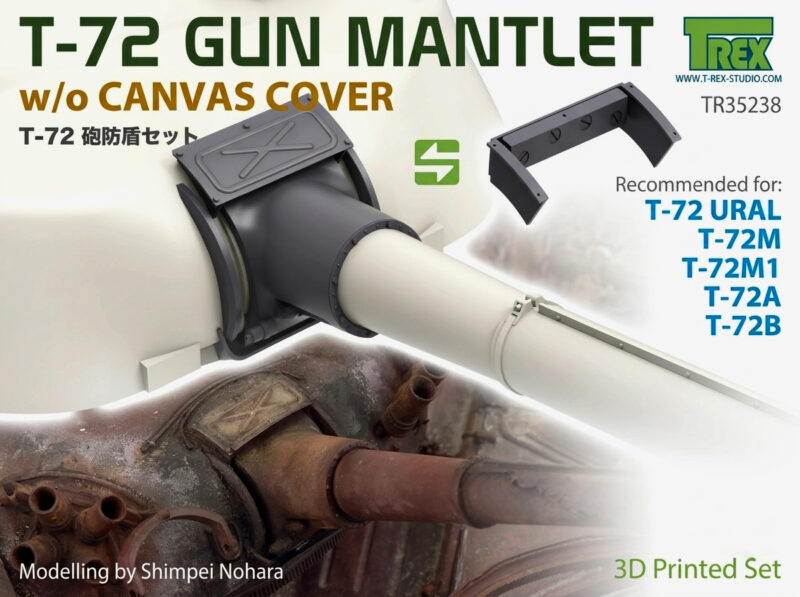 T-Rex Studio Strips Down the T-72 with New Gun Mantlet Set