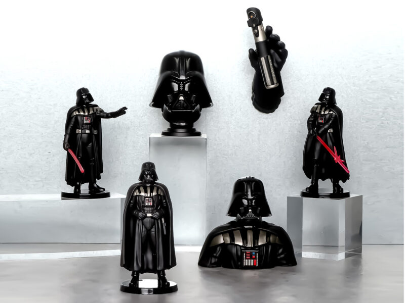 BENELIC Puts Darth Vader Into Six Miniature Poses With a Reveal Beneath the Mask