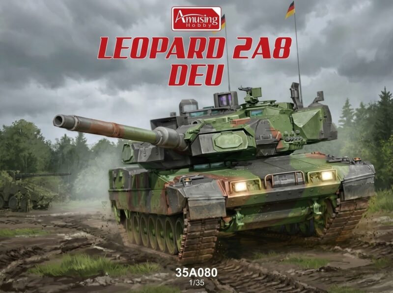 Amusing Hobby’s Leopard 2A8 “DEU” Answers Drones Before They Even Arrive
