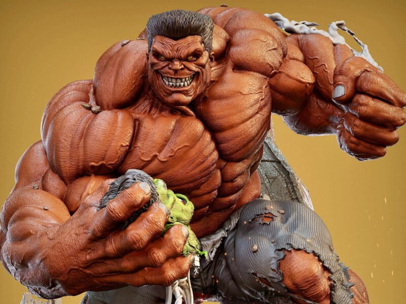 My Hero Studios Turns the Hulk Rivalry into a 1:4 Scale Battle Scene