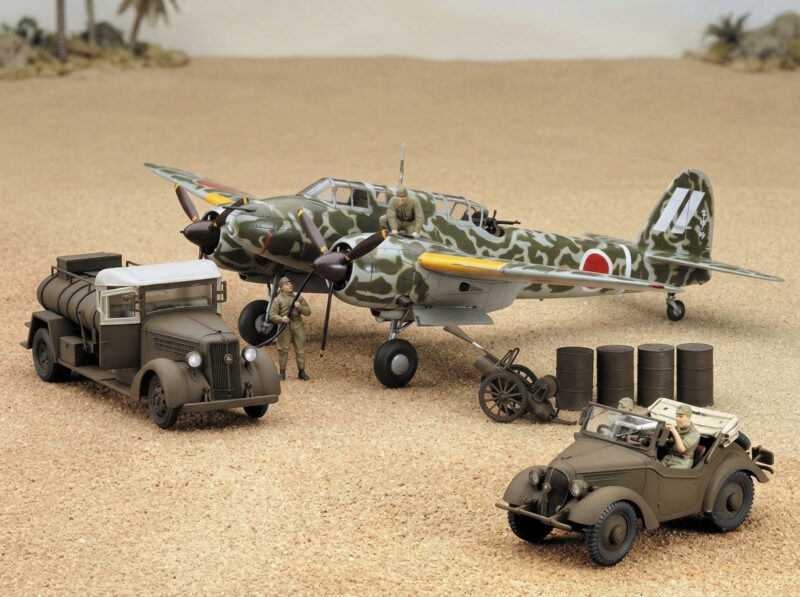 Build a Japanese Wartime Airfield Scene with Hasegawa’s New 1/48 Ki45 Kai Set