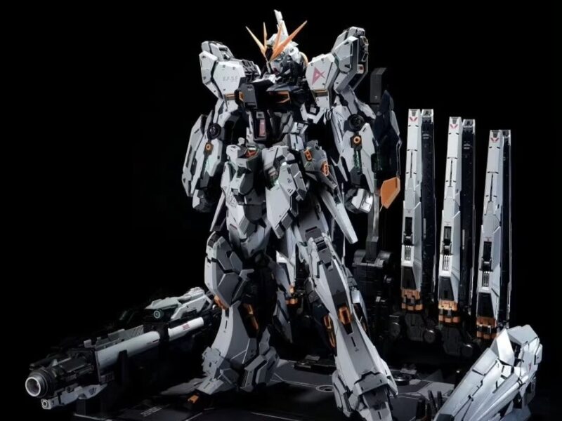 Dragon Tiger Model Introduces 1/100 Scale Nu Gundam GK-Style Model Kit